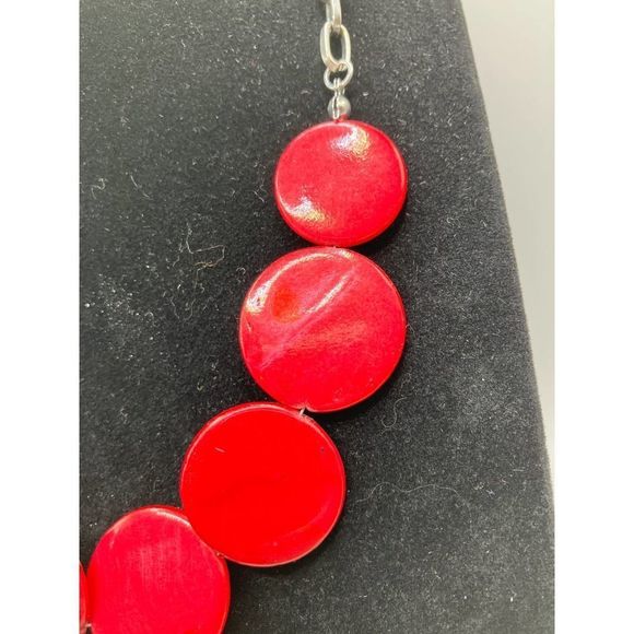 Pink flat circle necklace! - Picture 11 of 11